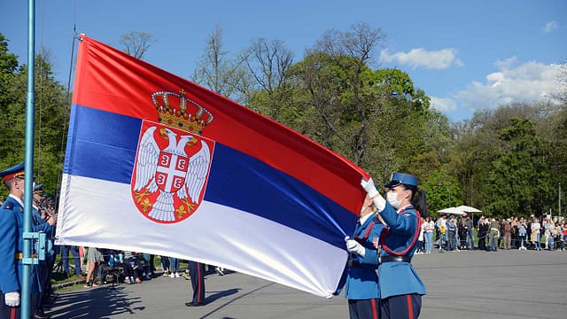 Vojska, zastava Srbije